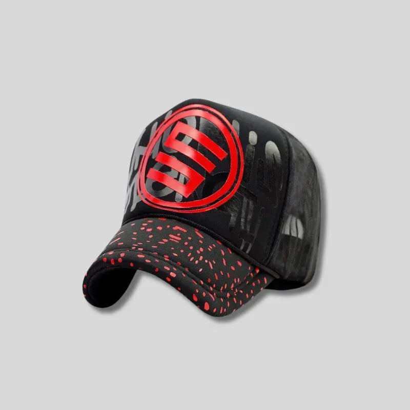 Trendy Brand Solid Color Tall Truck Hat Truck Hat For Men And Women