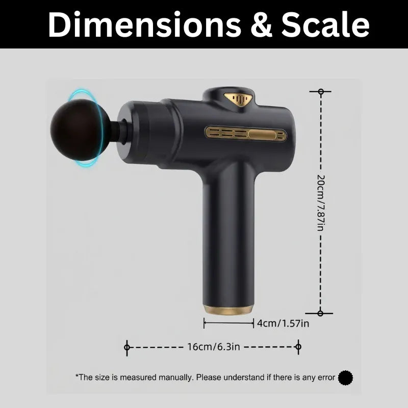 Massager Gun With 8 Massage Heads