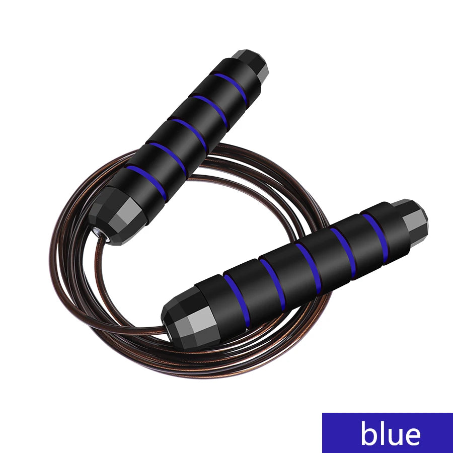 Adjustable Rapid Speed Jump Rope Steel Wire Skipping Rope for Fitness Workout Training Home Sport Equipment
