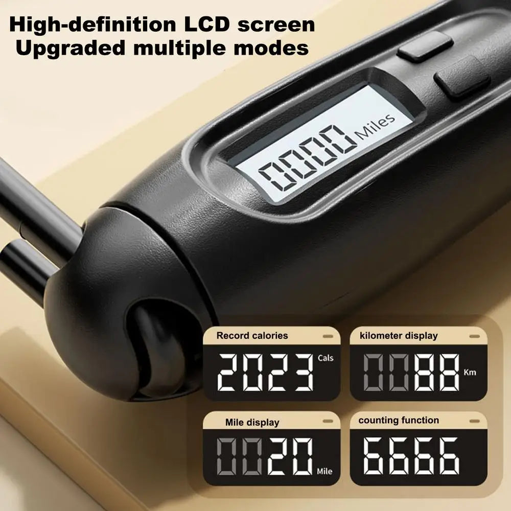 Jump Rope Smart Digital Counting Skipping Rope Gym Accessories Adjustable Home Gym Accessories Men Jump Rope For Chinese New