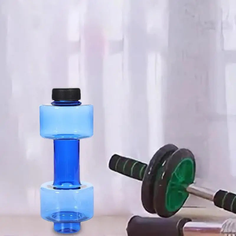 550/1500ml PET Dumbbell Shaped Water Bottle Outdoor Fitness Cycling Kettle Weight Strong Summer Water Drinks Accessories