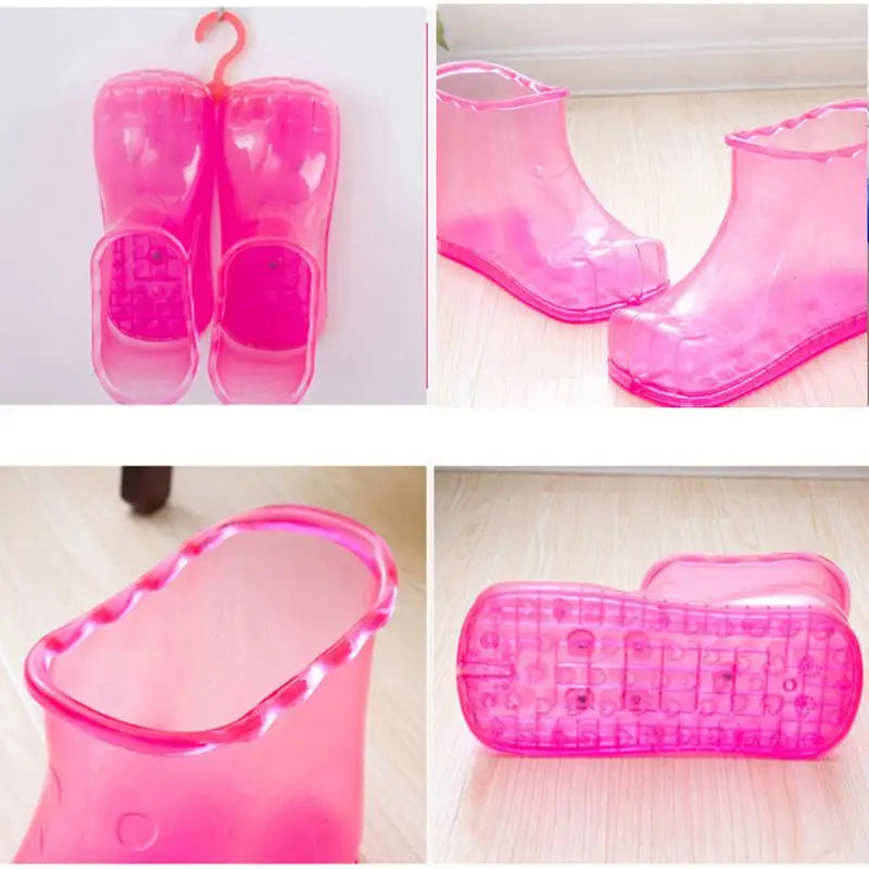 Foot Spa Soak Shoes Anti-Slip Massage Foot Bath Boots Portable