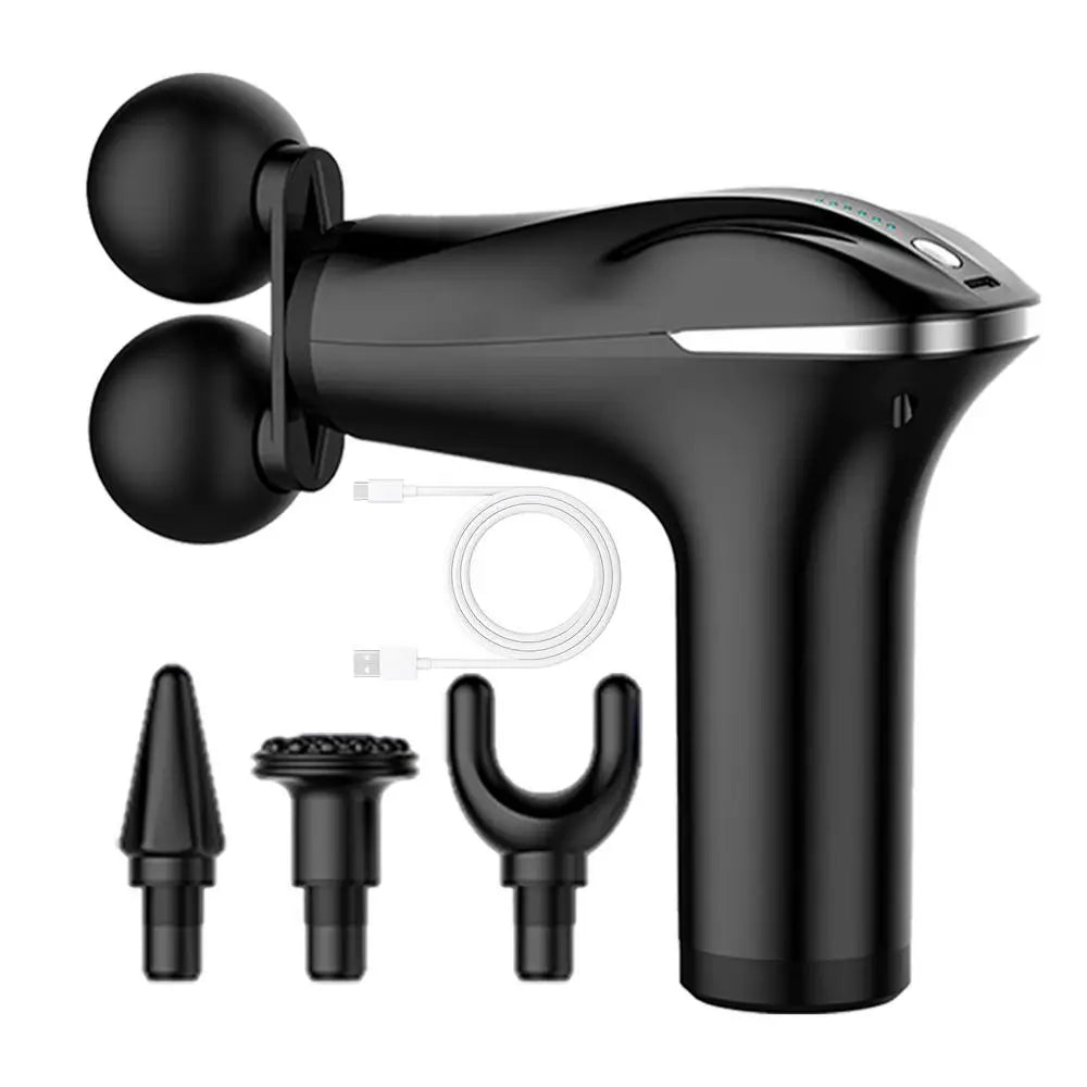 Massager Cordless Double-Headed Electric Smart Vibration Portable Muscle Massager