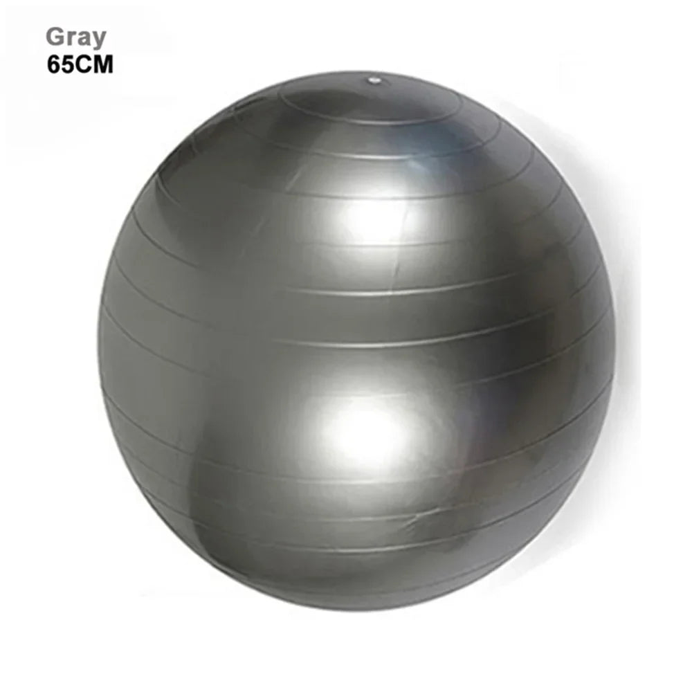 (Free inflatable tube)55/65/75CM Pilates Yoga Ball Exercise Anti-Pressure Explosion-Proof Gymnastics Balance Exercise Fitnes