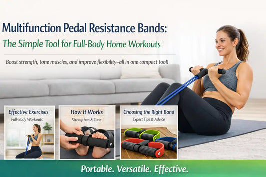 How to Use a Multifunction Pedal Resistance Band for Effective Home Fitness