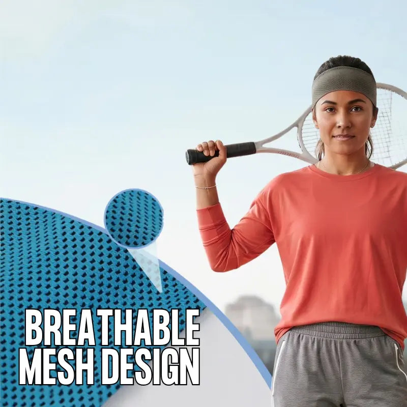 Non-Slip Sweat-Wicking Sport Headband