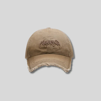 Letter Three-dimensional Embroidery Soft Top Burr Men's Baseball Cap