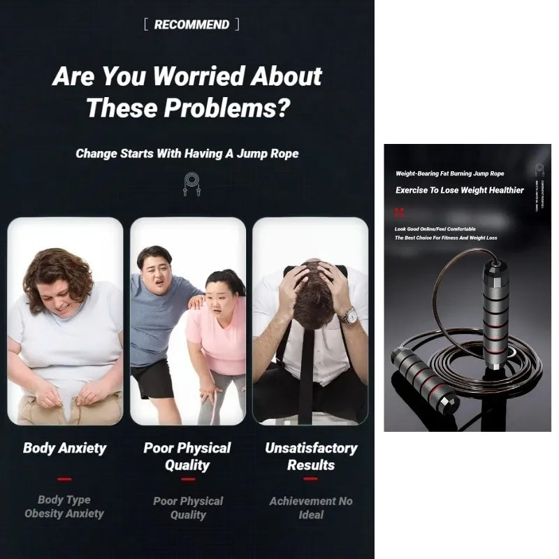 Adjustable Steel Wire Jump Rope