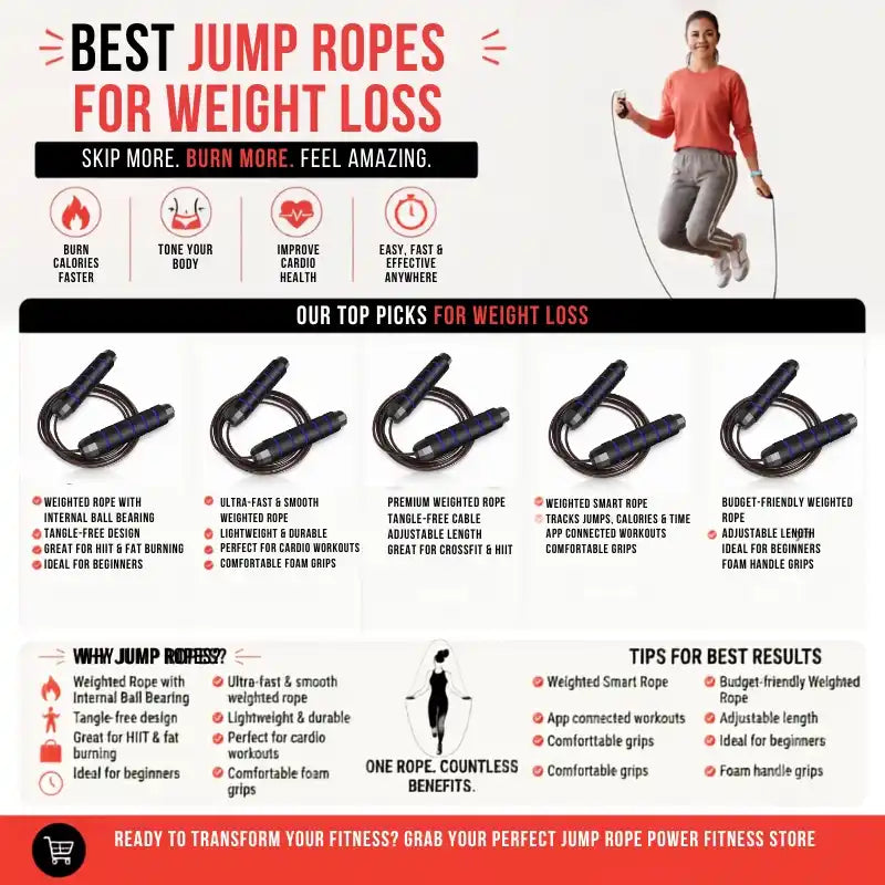 Adjustable Speed Jump Rope with Steel Wire