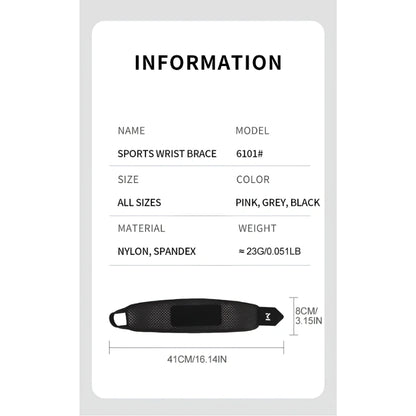 Adjustable Wrist Support Strap