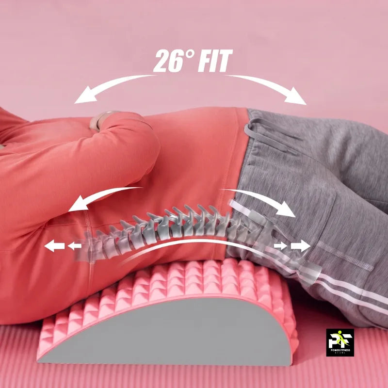 Neck & Lumbar Support Stretcher Pillow