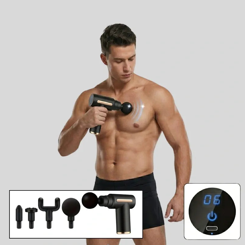 Massage Gun Household Portable Muscle Relaxer USB Rechargeable