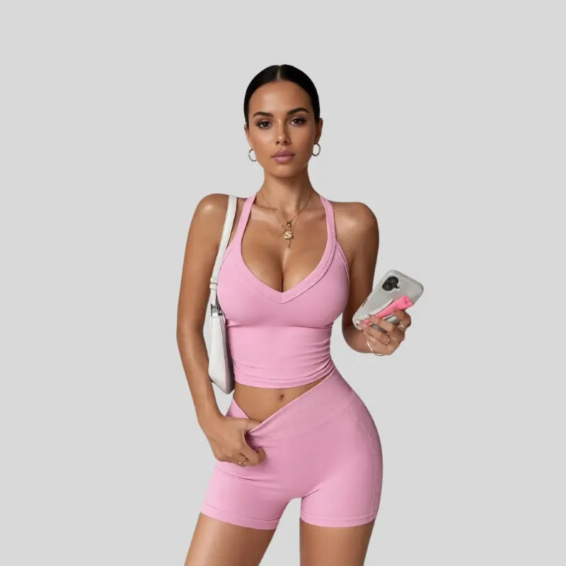 Women'S Yoga Set, Fit Elastic Breathable Sports Bra