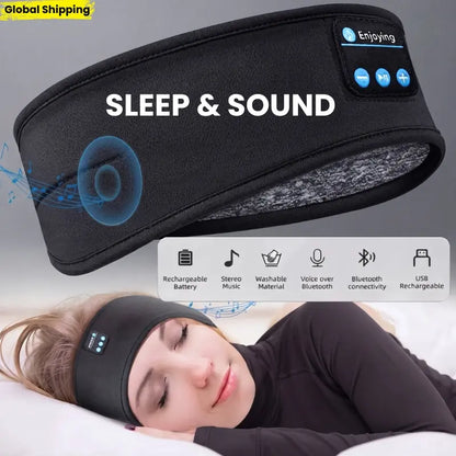 Bluetooth Sleep Headband with Eye Mask