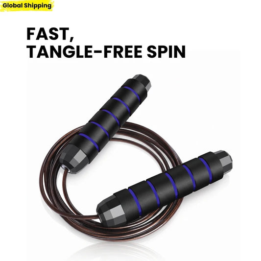 Adjustable Speed Jump Rope with Steel Wire