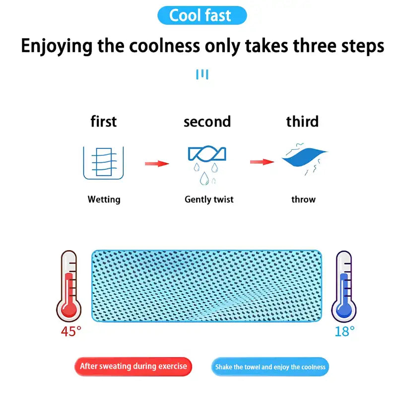 Microfiber Cooling Sports Towel