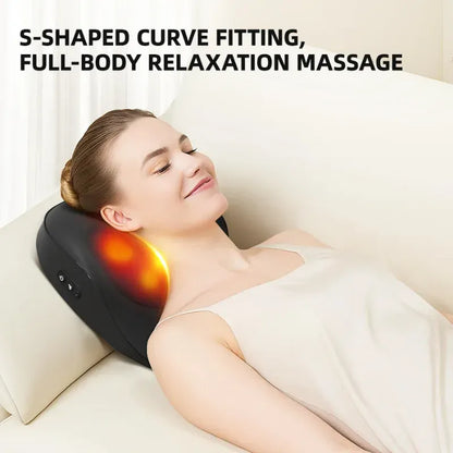 Smart Massage Cushion 3 Speed Multifunction Neck Back Shoulder Massager With Heat Relief