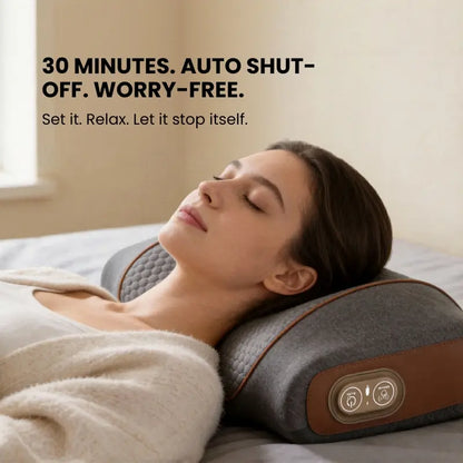 3-in-1 Neck Massager Pillow Ergonomic Massager With Heating Vibration