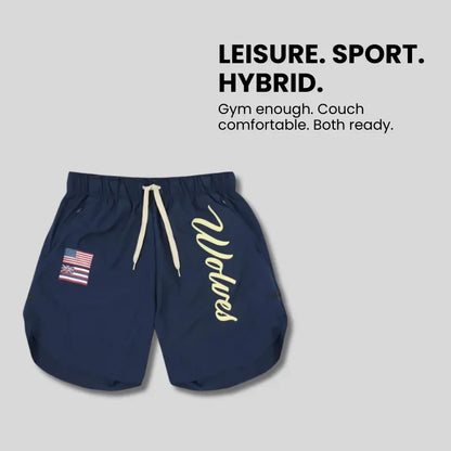 Casual Running Breathable Wicking Speed Bar Tide Men's Shorts