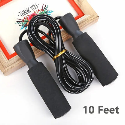 Gym Aerobic Exercise Boxing Skipping Rope Adjustable Bearing Speed