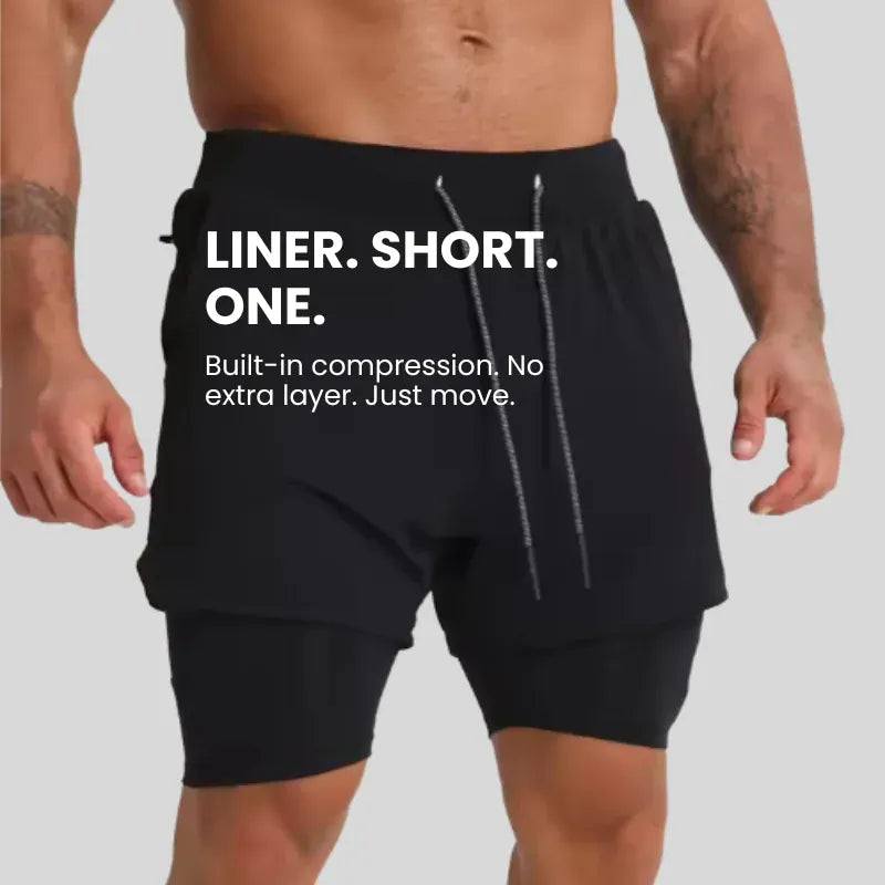 Gym Clothing Men Quick Dry 2 In 1 Gym Shorts Men