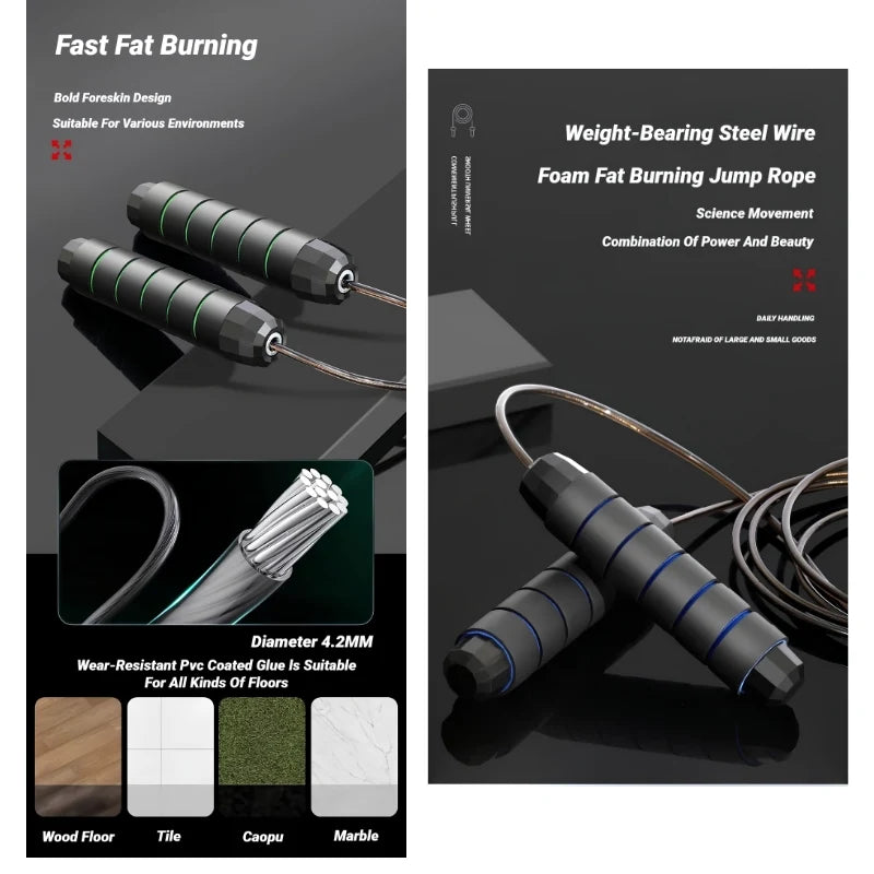 Adjustable Steel Wire Jump Rope