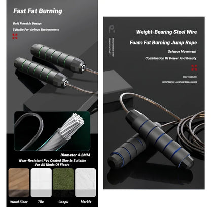 Adjustable Steel Wire Jump Rope