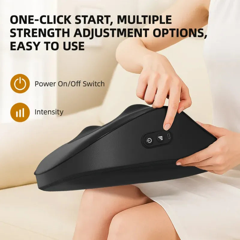Smart Massage Cushion 3 Speed Multifunction Neck Back Shoulder Massager With Heat Relief