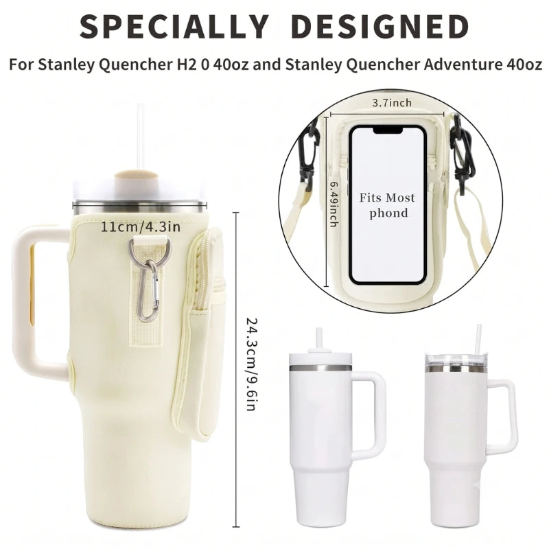 Neoprene Water Bottle Carrier Bag