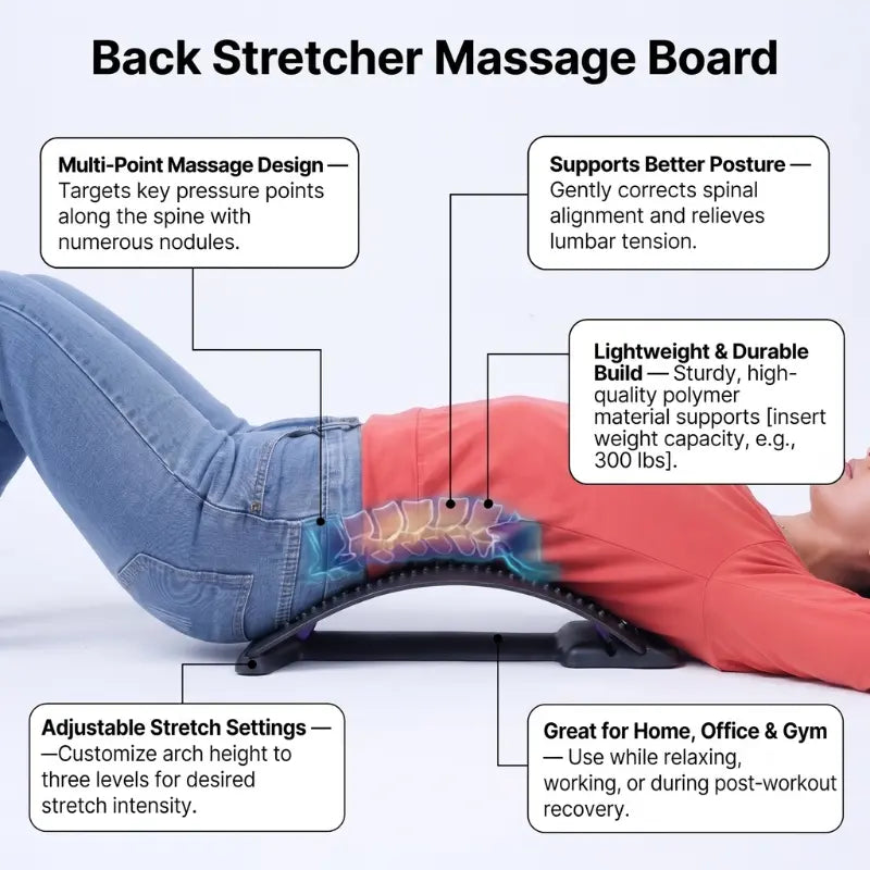 Back Stretcher Massage Board