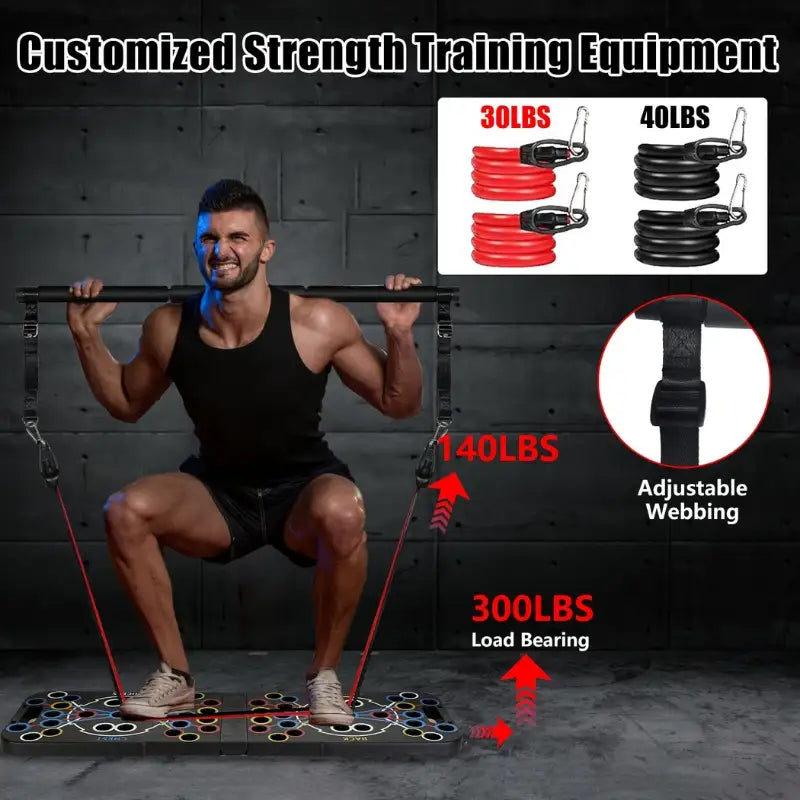 15 Fitness Accessories Multifunctional Push Up Board Home Strength Training Equipment