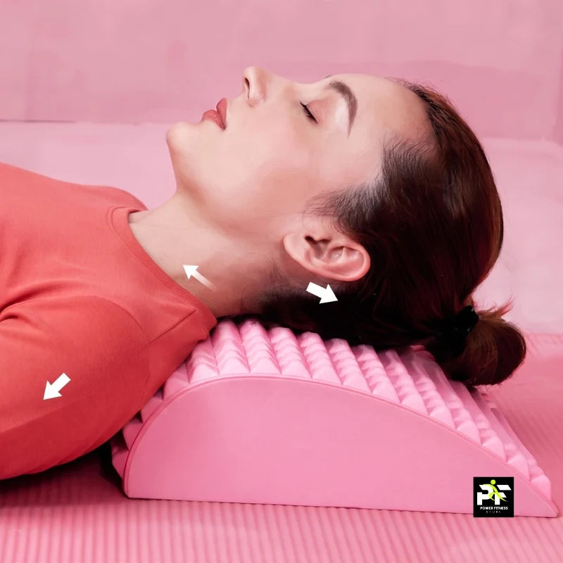 Neck & Lumbar Support Stretcher Pillow