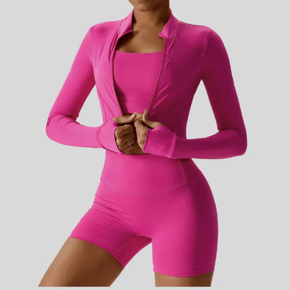 Outdoor Sports Skinny Yoga Clothes Suit Nude Feel