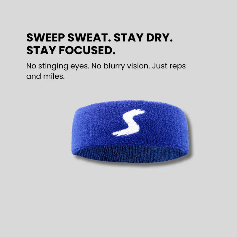 Fitness Headband — Moisture Wicking + Non-Slip