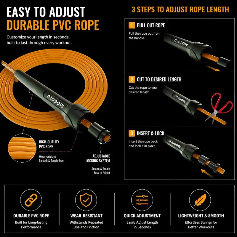 MOGOLD Speed Jump Rope