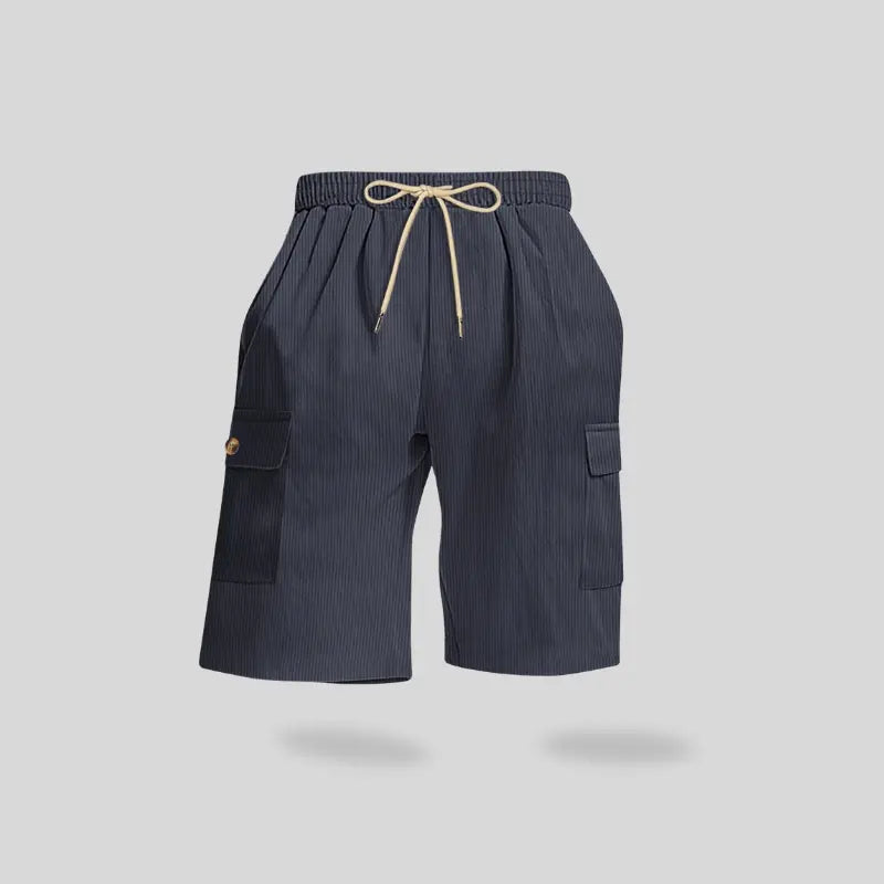 Mens Corduroy Multi-Pocket Shorts For Sports