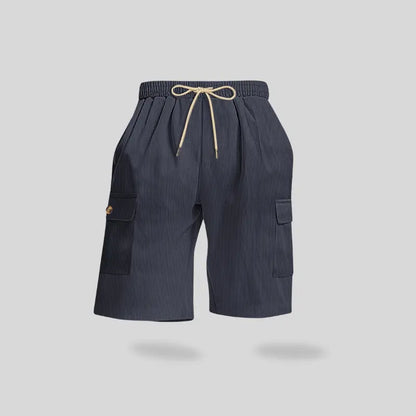 Mens Corduroy Multi-Pocket Shorts For Sports
