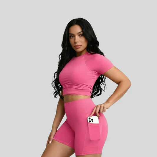 4-Pack Biker Shorts with Pockets