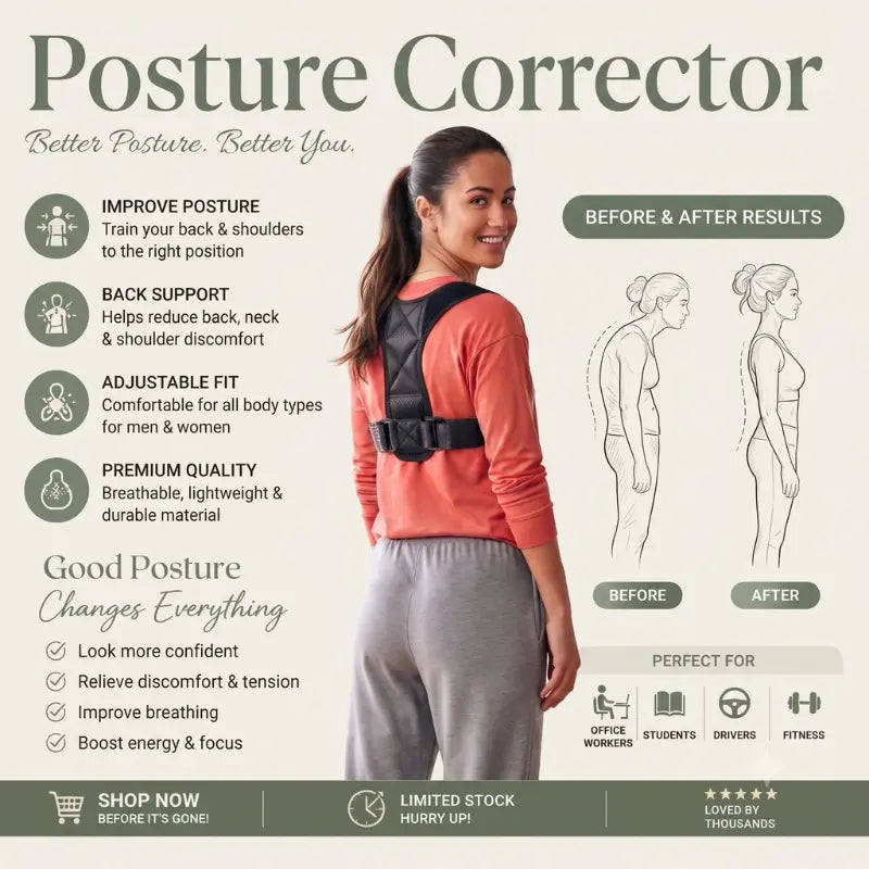 Clavicle Posture Corrector Back Support Strap