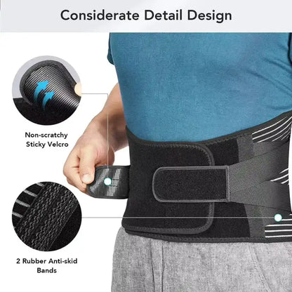 Lumbar Support Waist Belt for Men & Women