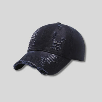 Street Hole Vintage Baseball Cap Men Do The Old Cowboy Washed