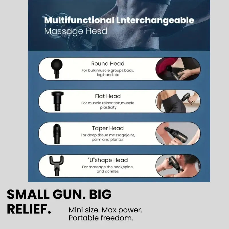 Massage Gun Household Portable Muscle Relaxer USB Rechargeable