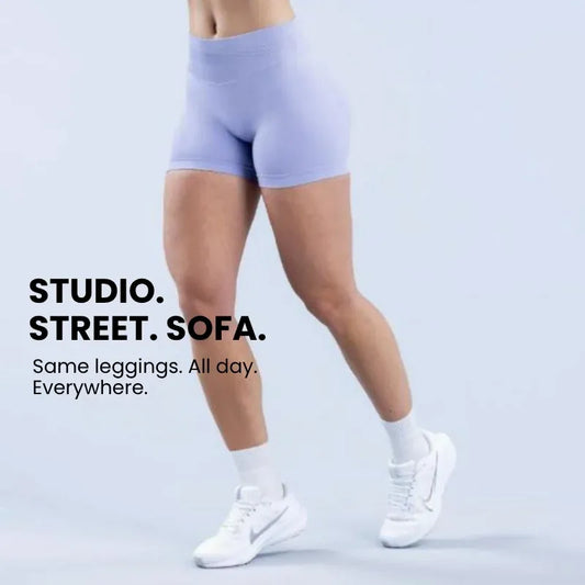 Impact Yoga 4.5'' Low Waist Women Seamless Yoga Bum Workout Biker Stretch