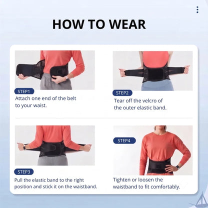 Lumbar Support Waist Belt for Men & Women