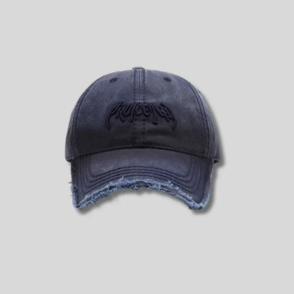 Letter Three-dimensional Embroidery Soft Top Burr Men's Baseball Cap
