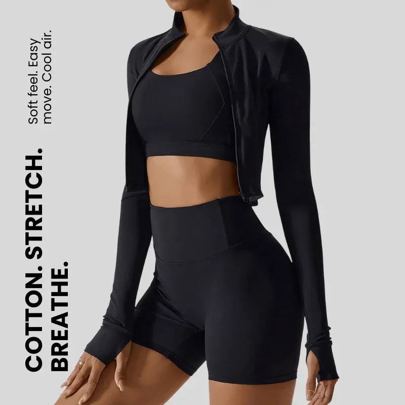 Outdoor Sports Skinny Yoga Clothes Suit Nude Feel