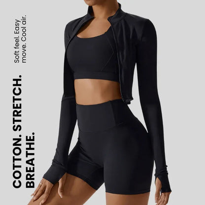 Outdoor Sports Skinny Yoga Clothes Suit Nude Feel