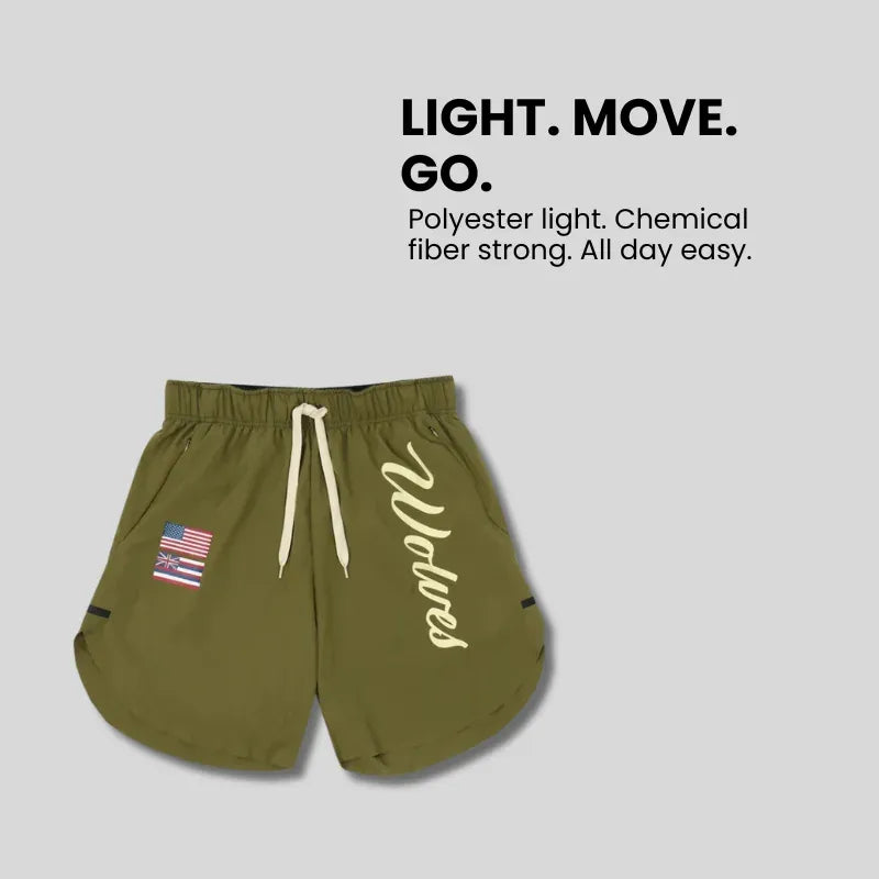 Casual Running Breathable Wicking Speed Bar Tide Men's Shorts