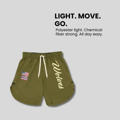 Casual Running Breathable Wicking Speed Bar Tide Men's Shorts