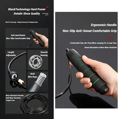 Adjustable Steel Wire Jump Rope